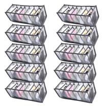 Kit 10 Organizador Gaveta Closet Colmeia Calcinha Cueca Meia