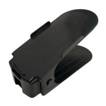 Kit 10 Organizadores De Sapato E Tênis Com Regulagem Preto