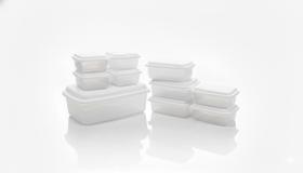 Kit 10 Organizadores Plásticos Branco Premium Multiuso Reforçado Design Moderno Kit 10 Organizadores Plásticos Branco Premium Multiuso Reforçado Design Moderno