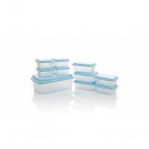 Kit 10 Organizadores Plásticos Multiuso 3 Tamanhos 580ML 925ML e 4L Azul Kit 10 Organizadores Plásticos Multiuso 3 Tamanhos 580ML 925ML e 4L Azul