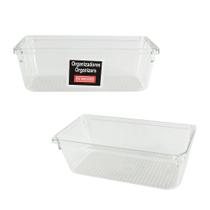 Kit 10 Organizadores Transparente Gavetas Geladeira ferragens Lojas Armarinhos Kit 10 Organizadores Transparente Gavetas Geladeira ferragens Lojas Armarinhos