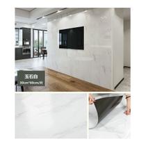 Kit 10 ou 20 Adesivos de Parede 60x30 Revestimento em Mármore 3D Placas Banheiro Cozinha Lavabo Cerâ