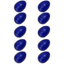 Kit 10 Ovinho Percussão Plástico Shakers Cores Sortidas - Spanking