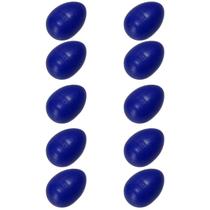 Kit 10 Ovinho Percussão Plástico Shakers Cores Sortidas - Spanking