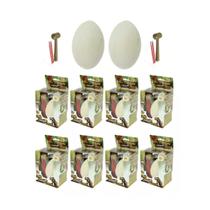 Kit 10 Ovos Escavação Dinossauro Rex Fossil Lembrancinha Dm Toys Kit 10 Ovos Escavação Dinossauro Rex Fossil Lembrancinha Dm Toys