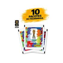 Kit 10 Pacotes 70 Figurinhas Copa do Mundo 2026 Panini