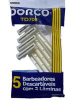 KIT 10 Pacotes Aparelho de Barbear com 05 unidades Dorco