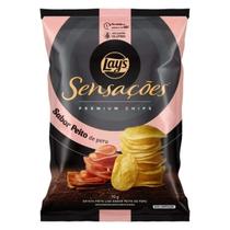 KIT 10 Pacotes Batata Chips Sensações 70g Frango Grelhado OU Peito de Peru