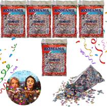 Kit 10 Pacotes Confetes Carnaval Festa Folia Para Bloco Colorido Kit 10 Pacotes Confetes Carnaval Festa Folia Para Bloco Colorido