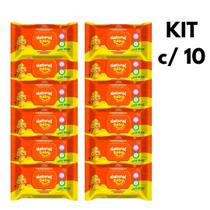 KIT 10 Pacotes de Lenços Umedecidos Natural Baby Wipes - 100 Unidades Cada KIT 10 Pacotes de Lenços Umedecidos Natural Baby Wipes - 100 Unidades Cada