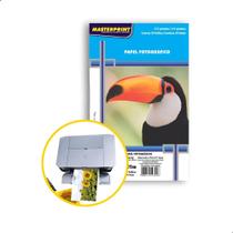 Kit 10 Pacotes de Papel Fotográfico 115g Glossy A4 p/ Inkjet - 500 Folhas MASTERPRINT Kit 10 Pacotes de Papel Fotográfico 115g Glossy A4 p/ Inkjet - 500 Folhas MASTERPRINT