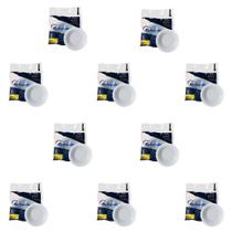 Kit 10 Pacotes de Prato Fundo 12cm Branco Cristalcopo com 10 unidades - Estilo Cumbuca