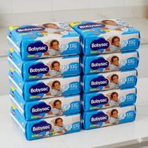 Kit 10 Pacotes Fraldas Baby Sec Ultra Sec XXG Absorção Avançada para Conforto Seco