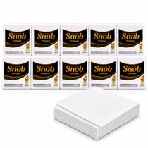 KIT 10 PACOTES - Guardanapo Papel Snob Folha Dupla 50 Un 23,5x23,5 Premium KIT 10 PACOTES - Guardanapo Papel Snob Folha Dupla 50 Un 23,5x23,5 Premium