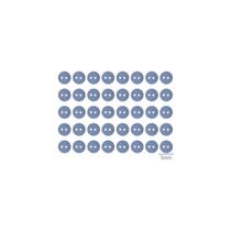 Kit 10 Pacotes Mini Botão Redondo 5mm - 400 unidades - We Care About