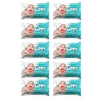 Kit 10 Pacotes Toalha Umedecida Lippy Plus - 500 Toalinhas