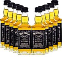 Kit 10 Padrinhos Casamento Mini Whisky Jack Daniels 50Ml