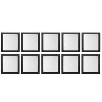 Kit 10 Painéis de Led 24W Quadrado Embutir 4000K Neutro Suave Preto Taschibra Kit 10 Painéis de Led 24W Quadrado Embutir 4000K Neutro Suave Preto Taschibra