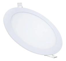 Kit 10 Painéis Embutir 24W 4000K Redondo