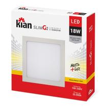 kit 10 Painel de Led quadrado slim 18w kit 10 Painel de Led quadrado slim 18w