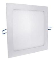 Kit 10 Painel Led 12w Embutir Quadrado Branco Frio 6000k