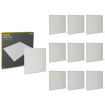 Kit 10 Painel Led Plafon Easy 18w 6500k Bivolt Embutir Quadrado Cod: ALUT000501-10 Alut By Avant