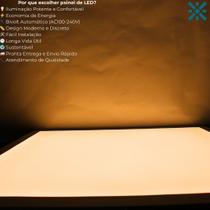 Kit 10 Painel Led Quadrado Embutir 48w 60x60 - Bivolt Kit 10 Painel Led Quadrado Embutir 48w 60x60 - Bivolt