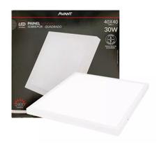 Kit 10 painel paflon led 30w quad sobr 40x40 6500k biv avant Kit 10 painel paflon led 30w quad sobr 40x40 6500k biv avant