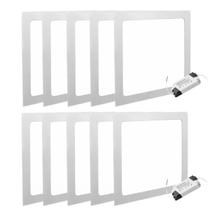 Kit 10 Painel Plafon Led Embutir Quadrado 24w Branco Frio 6500k Bivolt 110/220v