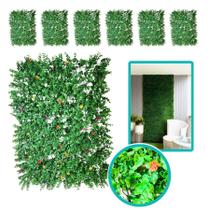 Kit 10 Painel Planta Artificial Artificial C/ Flor 40x60cm Kit 10 Painel Planta Artificial Artificial C/ Flor 40x60cm