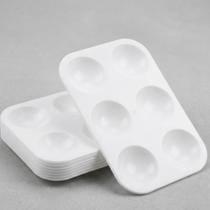 Kit 10 Paletas Pintura Terapia Ocupacional Idosos Relaxamento Antiestresse 6 Divisórias Leve -