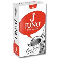 Kit 10 Palheta Sax Alto Tamanho 3 Juno Vandoren Paris Jsr613