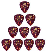 Kit 10 Palhetas Jim Dunlop -- THIN / FINA -- Violão, Guitarra, Baixo, Cavaco, Ukulele, Banjo, Bandolin...