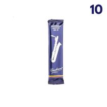 Kit 10 palhetas tradicional n.2 p/sax baritono sr242 vandoren