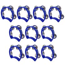 Kit 10 Pandeiros Meia Lua Infantil Azul New York