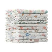 Kit 10 Pano De Boca Fraldinha Luxo Estampada 35x35cm Comum Pacote 100% Algodão Kit 10 Pano De Boca Fraldinha Luxo Estampada 35x35cm Comum Pacote 100% Algodão