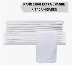 Kit 10 Pano De Chao Atacado Limpeza Saco Alvejado Grande Cor Branco - 68 CM X 42 CM Kit 10 Pano De Chao Atacado Limpeza Saco Alvejado Grande Cor Branco - 68 CM X 42 CM