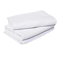 Kit 10 Pano De Chão Branco Alvejado Para Limpeza Uso Geral