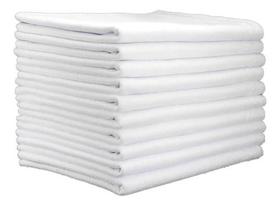 KIT 10 Pano de Chão para Limpeza Alvejado 8 Batidas