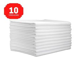 Kit 10 Pano De Prato Liso Branco Cozinha Pintar H Carvalho