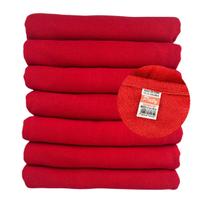 Kit 10 Pano De Prato Pé De Galinha Coloridos - 5 Cores - 100% Algodão