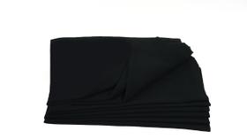 Kit 10 Pano De Prato Pé De Galinha Preto - 66cm X 38cm