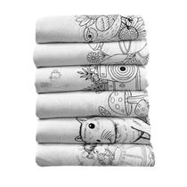 Kit 10 Pano De Prato Riscado Para Pintura Em Tecido Artesal