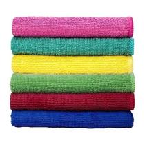 Kit 10 Pano Microfibra Para Limpeza Casa Carro Polimento Não Arranha
