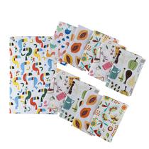 Kit 10 Panos de Copa Cozinha Estampados Seca Mais 35x55cm Alta Absorção e Secagem Rápida