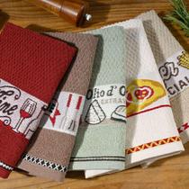 Kit 10 Panos De Copa Jacquard Cavhome 50X70Cm Bistrô Barrado Kit 10 Panos De Copa Jacquard Cavhome 50X70Cm Bistrô Barrado