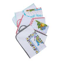 Kit 10 Panos De Copa Prato Vies Colorido Estampas Sortidas