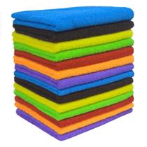 Kit 10 Panos De Microfibra Grande Multiuso Limpeza(SORTIDOS) Cor:Sortido