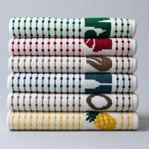 Kit 10 panos de prato atoalhado felpudo gourmet luxo