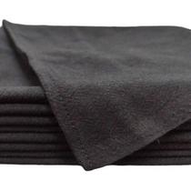 Kit 10 Panos de Prato Preto Pé De Galinha